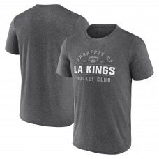 Los Angeles Kings Fanatics Heather Charcoal Property Of T-Shirt