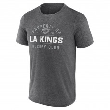 Los Angeles Kings Fanatics Heather Charcoal Property Of T-Shirt