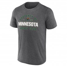 Футболка Minnesota Wild Fanatics Heather Charcoal Property Of