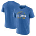 St. Louis Blues Fanatics Heather Blue Property Of T-Shirt
