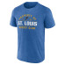 St. Louis Blues Fanatics Heather Blue Property Of T-Shirt
