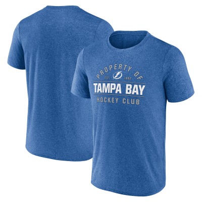 Футболка Tampa Bay Lightning Fanatics Heather Blue Property Of