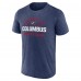 Columbus Blue Jackets Fanatics Heather Navy Property Of T-Shirt