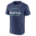 Seattle Kraken Fanatics Heather Deep Sea Blue Property Of T-Shirt