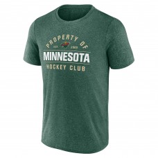 Футболка Minnesota Wild Fanatics Heather Green Property Of