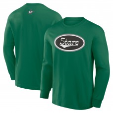 Dallas Stars Fanatics Kelly Green Rewind Long Sleeve T-Shirt