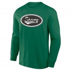 Dallas Stars Fanatics Kelly Green Rewind Long Sleeve T-Shirt