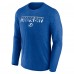 Футболка Tampa Bay Lightning Fanatics Heather Blue Transition Long Sleeve