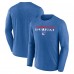 New York Rangers Fanatics Heather Blue Transition Long Sleeve T-Shirt New York Rangers Fanatics Heather Blue Transition Long Sleeve T-Shirt