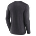 Los Angeles Kings Fanatics Heather Charcoal Transition Long Sleeve T-Shirt