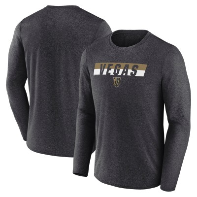 Футболка Vegas Golden Knights Fanatics Transition Long Sleeve - Heather Charcoal