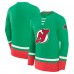 Футболка с длинным рукавом New Jersey Devils Fanatics Green Vintage High Point