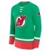 Футболка с длинным рукавом New Jersey Devils Fanatics Green Vintage High Point