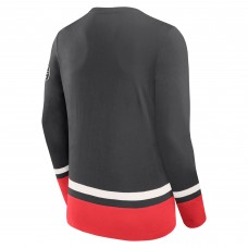Футболка с длинным рукавом Detroit Red Wings Fanatics Vintage High Point - Black