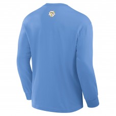 Футболка с длинным рукавом Pittsburgh Penguins Fanatics Light Blue Vintage Rewind