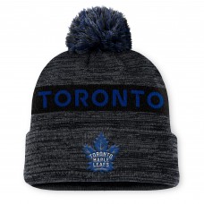 Шапка с помпоном Toronto Maple Leafs Fanatics Black Authentic Pro Alternate Logo