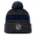 Шапка с помпоном Toronto Maple Leafs Fanatics Black Authentic Pro Alternate Logo