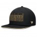 Vegas Golden Knights Fanatics Black Fundamental Gino Stack Snapback Hat