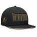 Vegas Golden Knights Fanatics Black Fundamental Gino Stack Snapback Hat