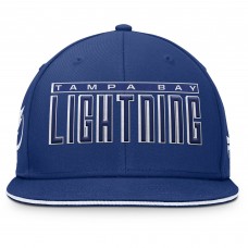 Tampa Bay Lightning Fanatics Blue Fundamental Gino Stack Snapback Hat
