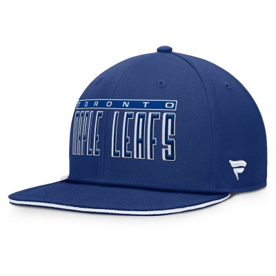 Toronto Maple Leafs Fanatics Blue Fundamental Gino Stack Snapback Hat