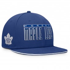 Toronto Maple Leafs Fanatics Blue Fundamental Gino Stack Snapback Hat