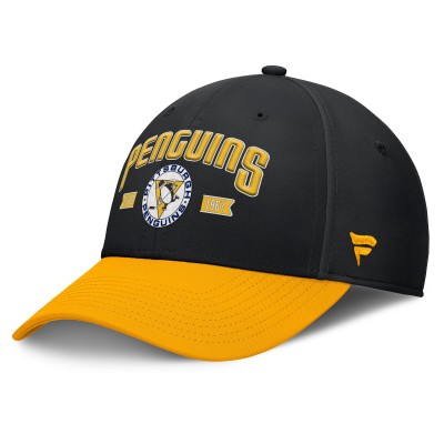 Бейсболка Pittsburgh Penguins Fanatics Black/Gold Heritage Captain