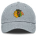 Женская бейсболка Chicago Blackhawks Fanatics Gray Heritage Snow Day Speckle