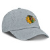 Женская бейсболка Chicago Blackhawks Fanatics Gray Heritage Snow Day Speckle