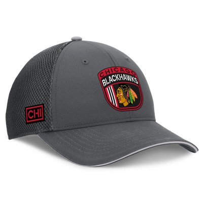 Бейсболка Chicago Blackhawks Fanatics Authentic Pro Home Ice - Gray