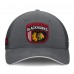 Бейсболка Chicago Blackhawks Fanatics Authentic Pro Home Ice - Gray