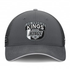 Бейсболка Los Angeles Kings Fanatics Gray Authentic Pro Home Ice Trucker
