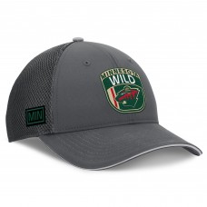 Бейсболка Minnesota Wild Fanatics Gray Authentic Pro Home Ice Trucker