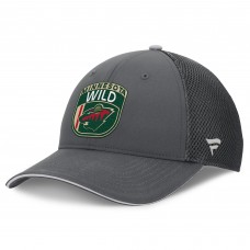 Бейсболка Minnesota Wild Fanatics Gray Authentic Pro Home Ice Trucker