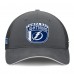 Бейсболка Tampa Bay Lightning Fanatics Gray Authentic Pro Home Ice Trucker