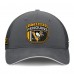 Бейсболка Pittsburgh Penguins Fanatics Gray Authentic Pro Home Ice