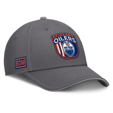 Бейсболка Edmonton Oilers Fanatics Gray Home Ice