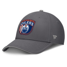 Бейсболка Edmonton Oilers Fanatics Gray Home Ice
