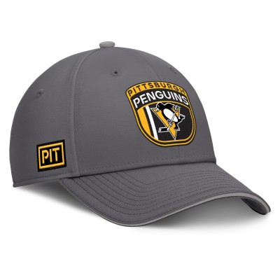 Бейсболка Pittsburgh Penguins Fanatics Gray Home Ice