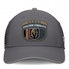 Бейсболка Vegas Golden Knights Fanatics Gray Home Ice