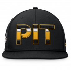 Бейсболка Pittsburgh Penguins Fanatics Black Authentic Pro Alternate Jersey