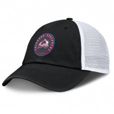 Бейсболка Colorado Avalanche Fanatics Black/White Averie Trucker