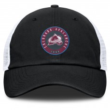 Бейсболка Colorado Avalanche Fanatics Black/White Averie Trucker