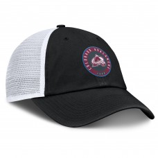 Бейсболка Colorado Avalanche Fanatics Black/White Averie Trucker
