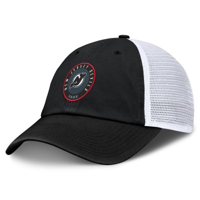 Бейсболка New Jersey Devils Fanatics Black/White Averie Trucker
