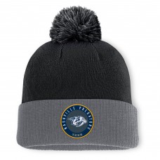 Шапка с помпоном Nashville Predators Fanatics Black Aspyn