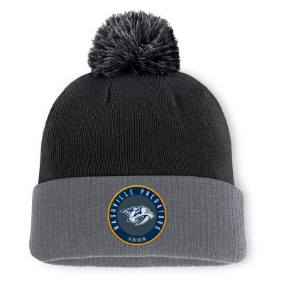 Шапка с помпоном Nashville Predators Fanatics Black Aspyn