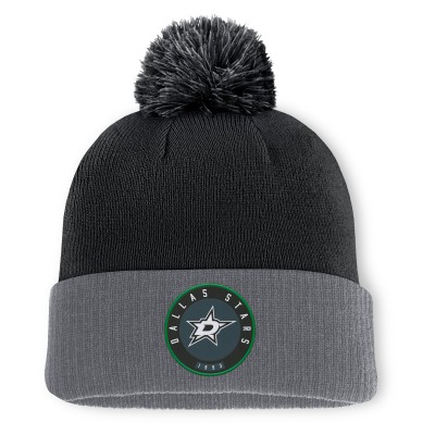 Шапка с помпоном Dallas Stars Fanatics Cuffed Knit - Black