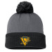Женская шапка с помпоном Pittsburgh Penguins Fanatics Charcoal Cuffed
