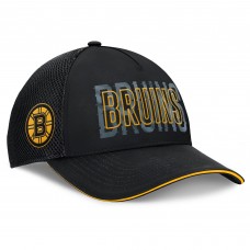 Boston Bruins Fanatics Black Fundamental Flex Hat